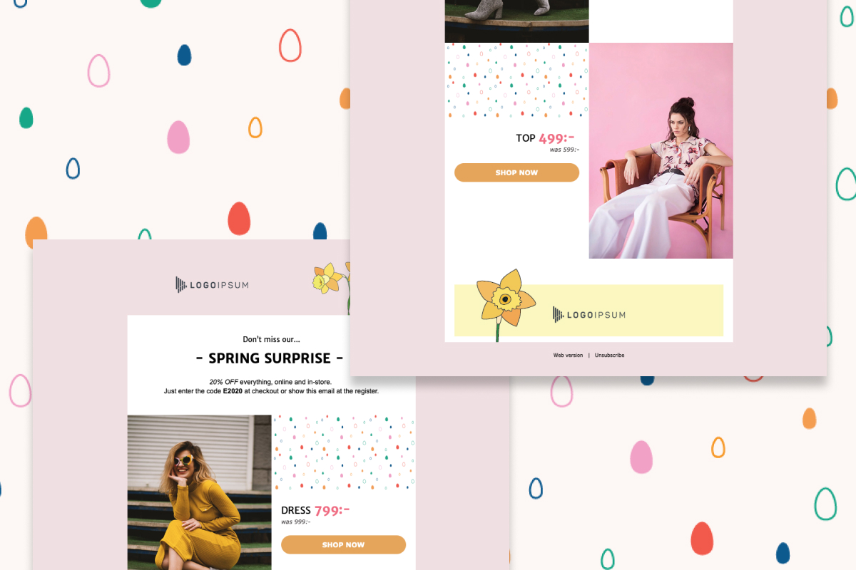 Fresh email marketing template