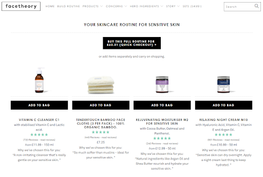 product recommendations