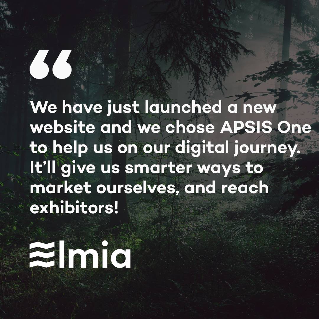 Customer reference from Apsis customer Elmia.