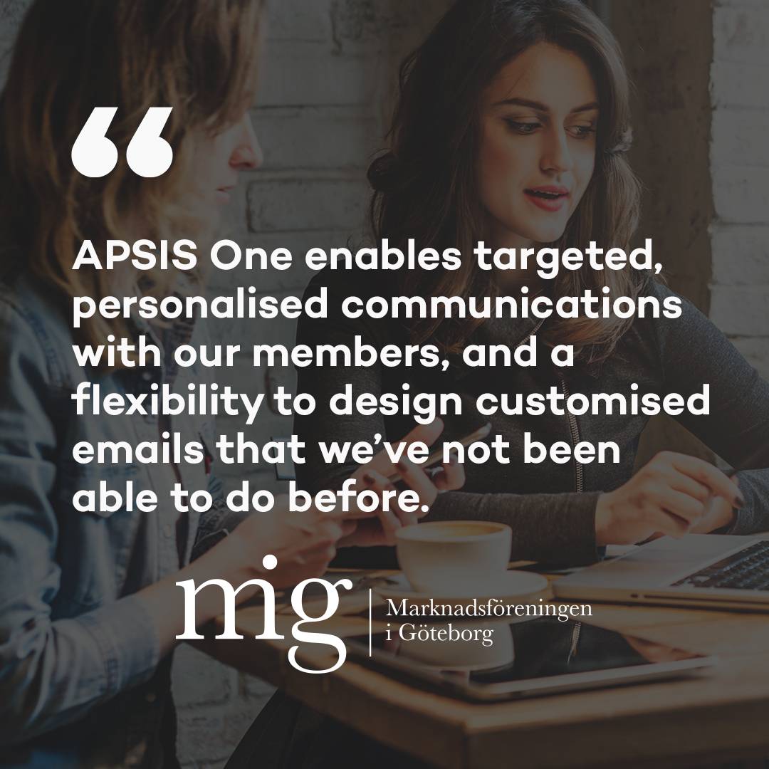 Testimonial for Marknadsinstitutet for APSIS One.
