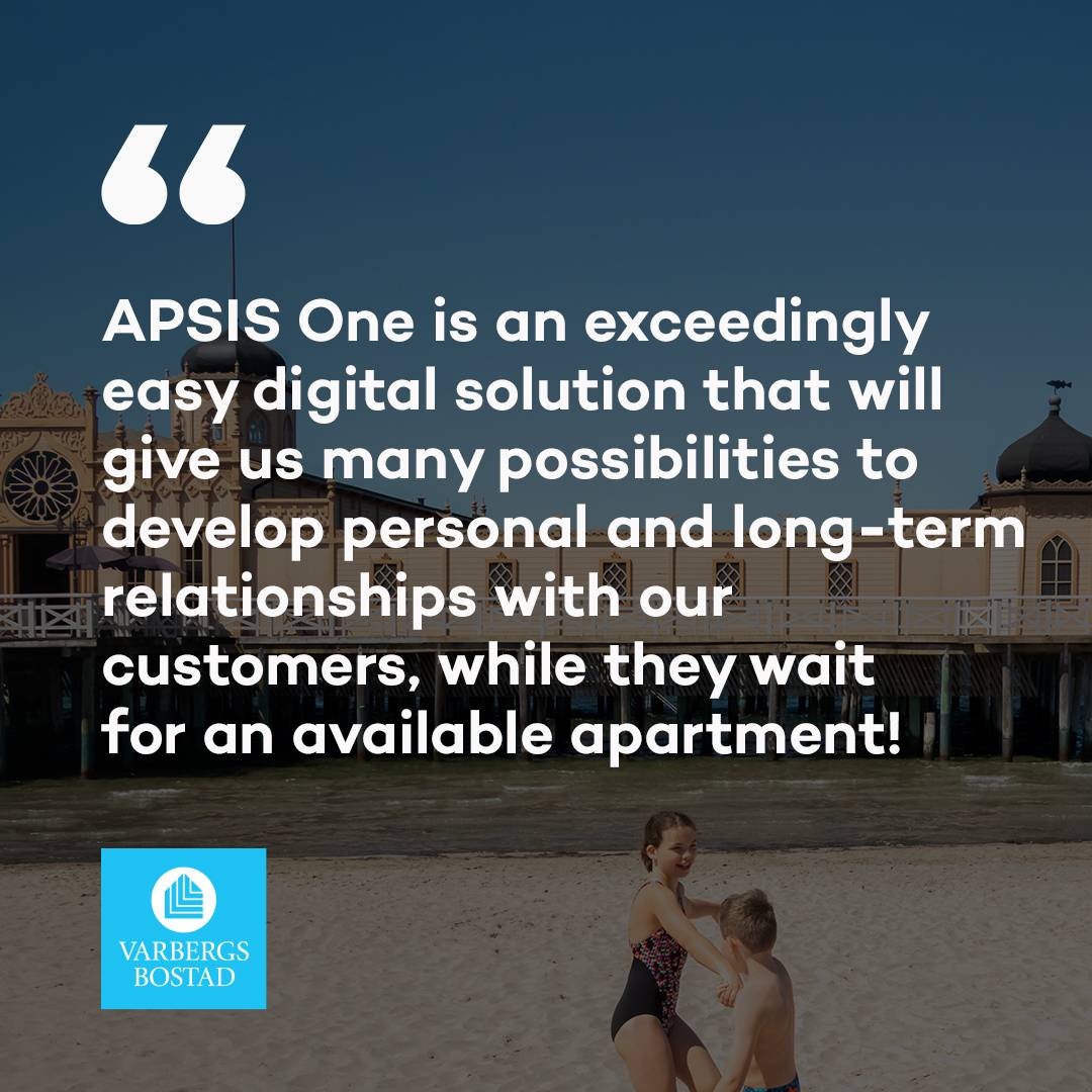 Varbergs bostäder, an APSIS One customer review.