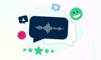 Review stars, bubble, emojis for online feedback.