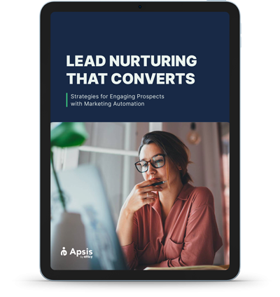 Lead nurturing ebook from Apsis